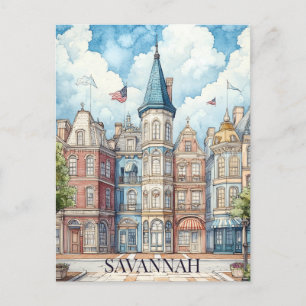 Postal Viaje a Savannah Georgia