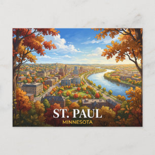 Postal Viaje a St. Paul Minnesota