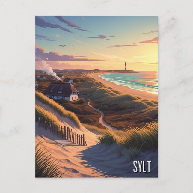 Postal Viaje a Sylt Alemania (Anverso)
