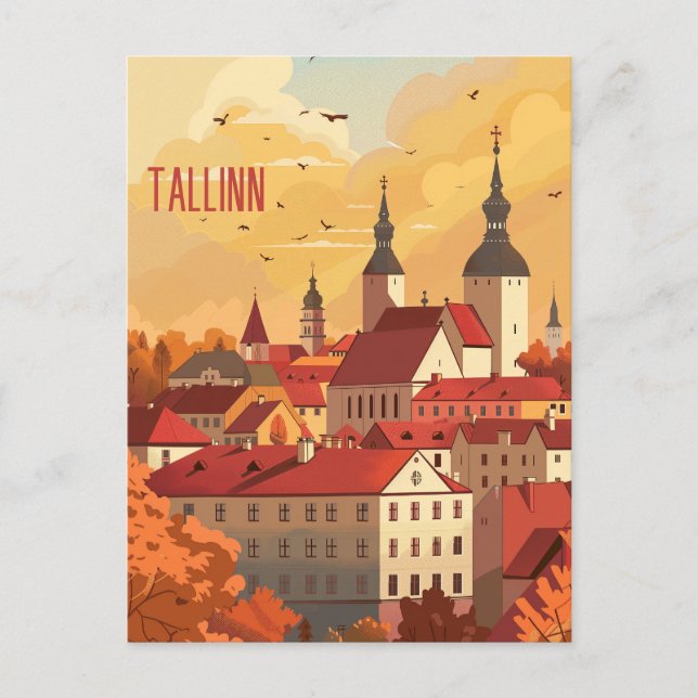 Postal Viaje a Tallín (Anverso)