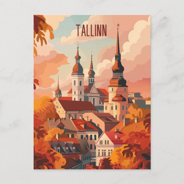 Postal Viaje a Tallín (Anverso)