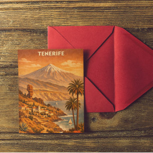 Postal Viaje a Tenerife Isla Canaria Monte Teide