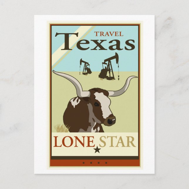 Postal Viaje a Texas (Anverso)
