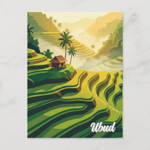 Postal Viaje a Ubud Bali Indonesia