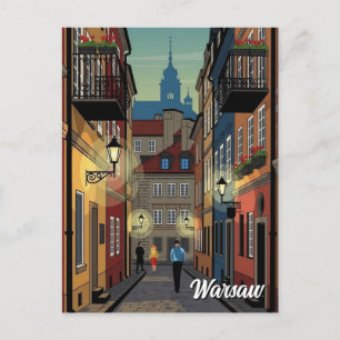 Postal Viaje a Varsovia Polonia