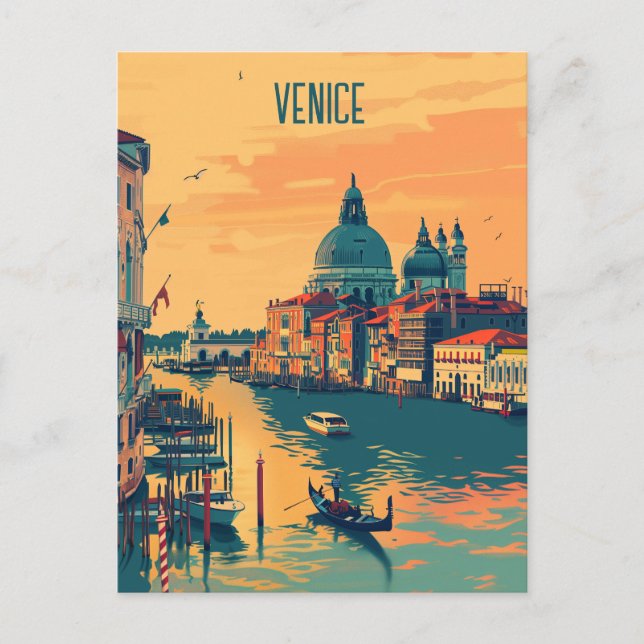Postal Viaje a Venecia (Anverso)
