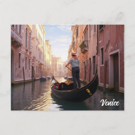 Postal Viaje a Venecia Italia
