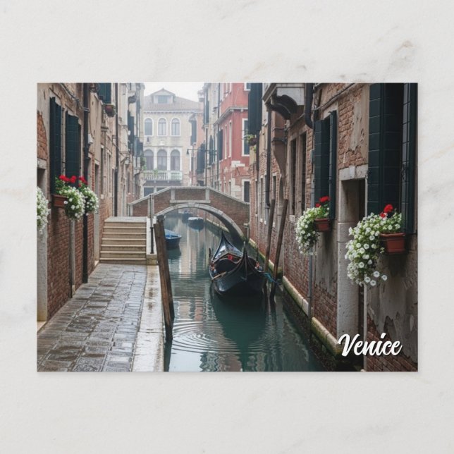 Postal Viaje a Venecia Italia (Anverso)