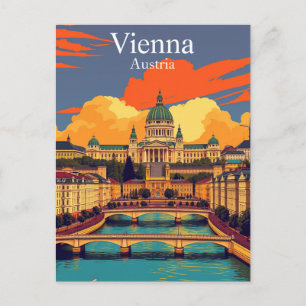 Postal Viaje a Viena, Austria Europa