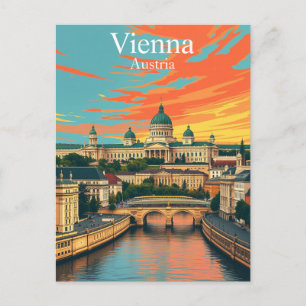 Postal Viaje a Viena, Austria Europa