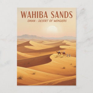 Postal Viaje a Wahiba Sands Omán