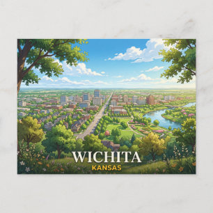 Postal Viaje a Wichita Kansas