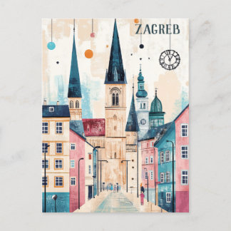 Postal Viaje a Zagreb Croacia