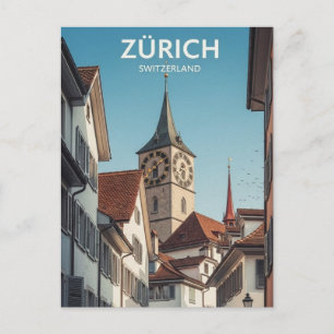 Postal Viaje a Zurich Suiza