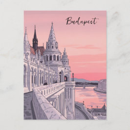 Postal Viaje al Bastión de pescadores de Budapest Hungría