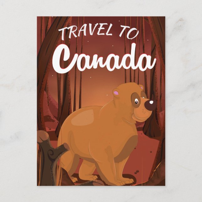 Postal Viaje al Canadá Personalizado poster (Anverso)