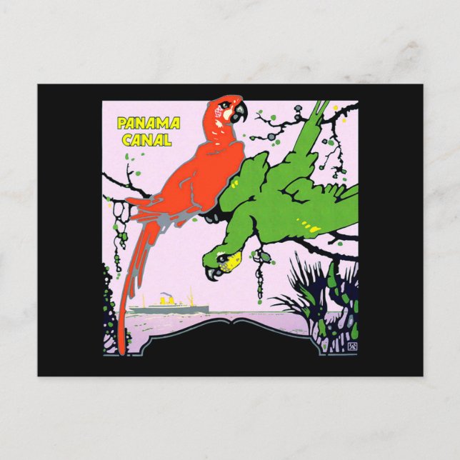 Postal Viaje al canal de Panamá (Anverso)
