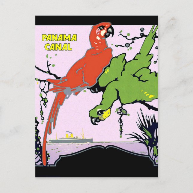 Postal Viaje al canal de Panamá (Anverso)