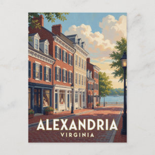 Postal Viaje al casco antiguo de Alexandria Virginia