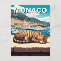 Viaje al gato en Mónaco Montecarlo Europa