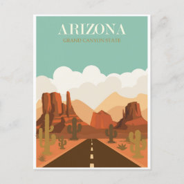 Postal Viaje al Gran Cañón de Arizona