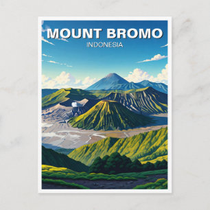 Postal Viaje al Monte Bromo Indonesia