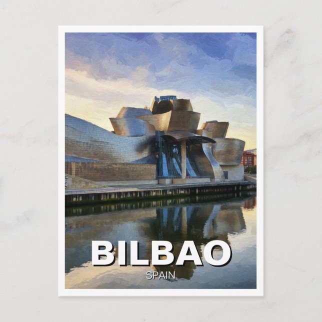 Postal Viaje al Museo Guggenheim de Bilbao (Anverso)