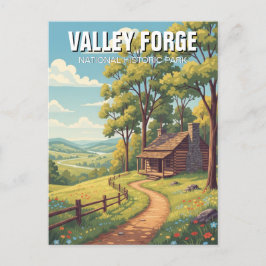 Postal Viaje al Parque Histórico Nacional Valley Forge