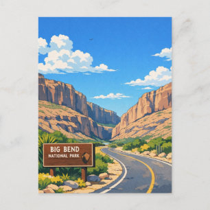 Postal Viaje al Parque Nacional Big Bend