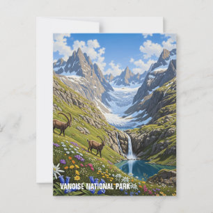 Postal Viaje al Parque Nacional de Vanoise Francia