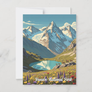 Postal Viaje al Parque Nacional de Vanoise Francia