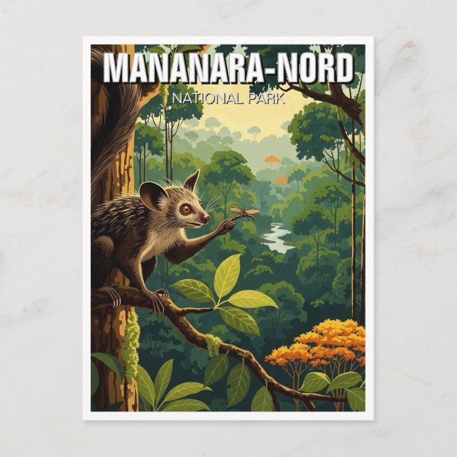 Postal Viaje al Parque Nacional Mananara-Nord de Madagasc (Anverso)