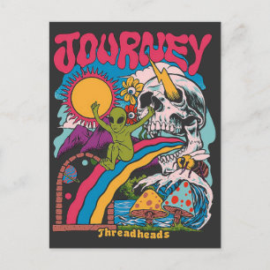 Postal Viaje, Calavera Estética, Calavera de hongos vinta