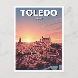 Postal Viaje de Alcázar en Toledo España