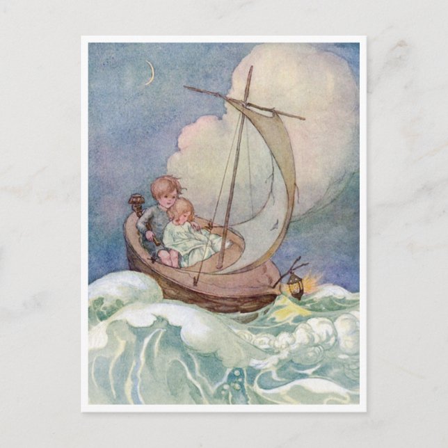 Postal Viaje de Anne Anderson a Fairyland (Anverso)