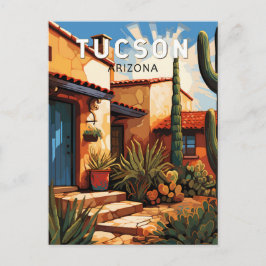 Postal Viaje de arte de Tucson Arizona