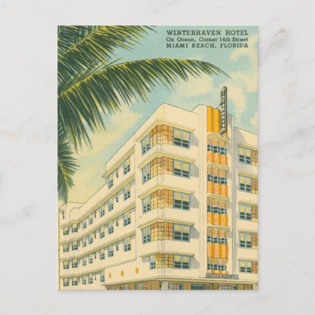 Postal Viaje de arte moderno de Miami (Anverso)