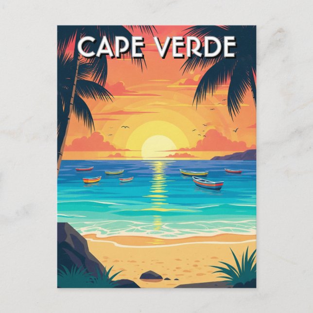 Postal Viaje de Cabo Verde (Anverso)