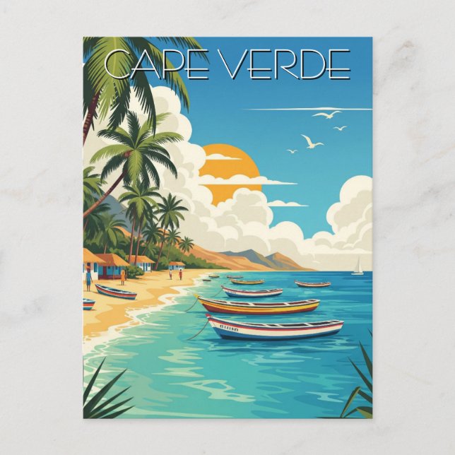 Postal Viaje de Cabo Verde (Anverso)