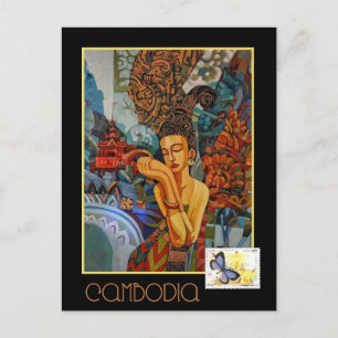 Postal Viaje de Camboya