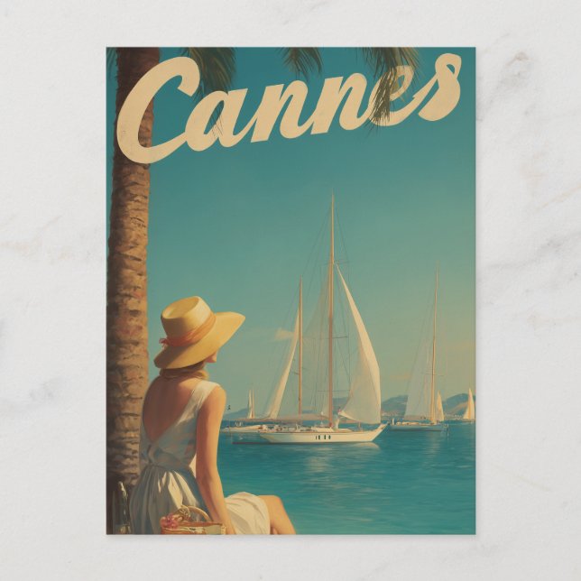 Postal Viaje de Cannes (Anverso)