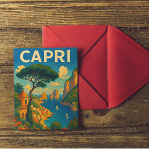 Postal Viaje de Capri Italia
