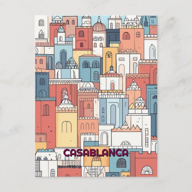 Postal Viaje de Casablanca (Anverso)