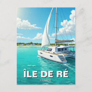Postal Viaje de Catamaran Île de Ré