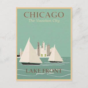 Postal Viaje de Chicago