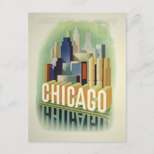 Postal Viaje de Chicago