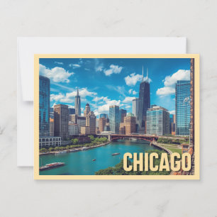 Postal Viaje de Chicago