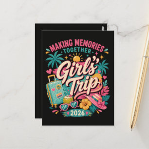 Postal Viaje de chicas 2026 Creando recuerdos juntas