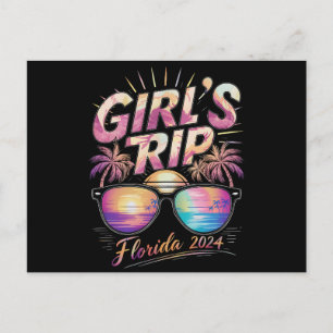 Postal Viaje de chicas Florida 2024 Fin de semana de play