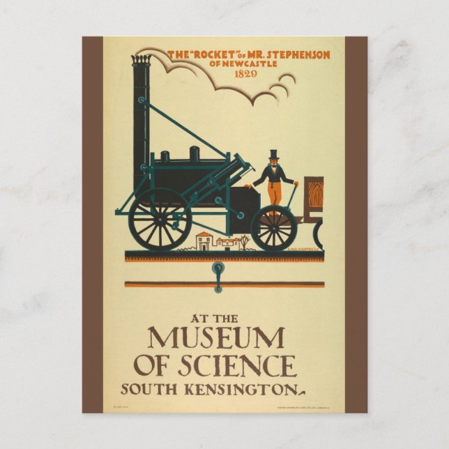 Postal Viaje de Ciencia Británica por Londres (Anverso)